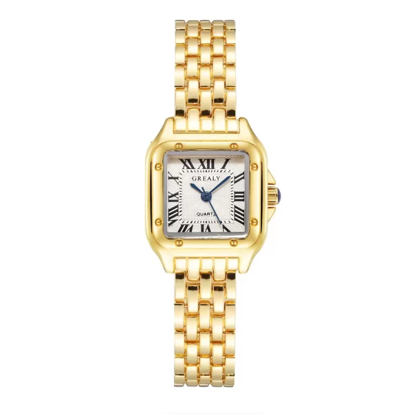 Elegant Women’s Fashion Quartz Watch with Stainless Steel Bracelet - Image 3