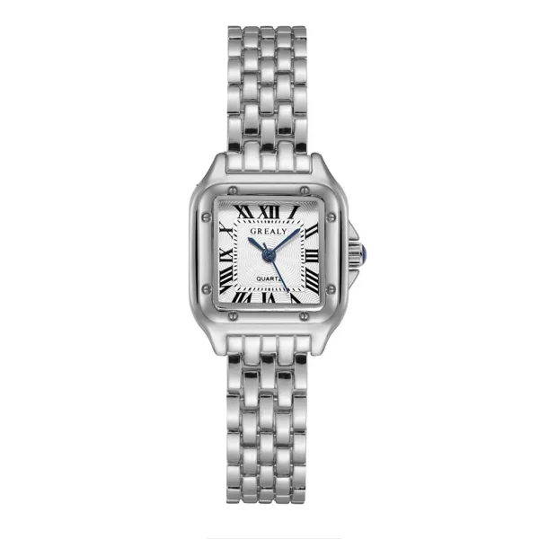 Elegant Women’s Fashion Quartz Watch with Stainless Steel Bracelet - Image 2