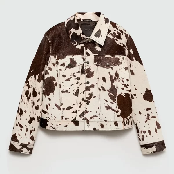 Chic Print Casual Women’s Jacket with Turn-Down Collar - Image 6