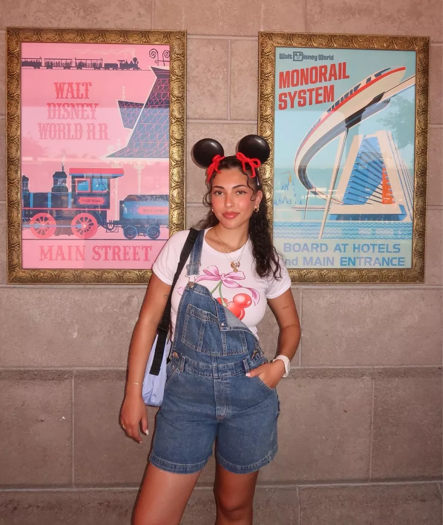 Chic Denim Overalls for Disney Adventures