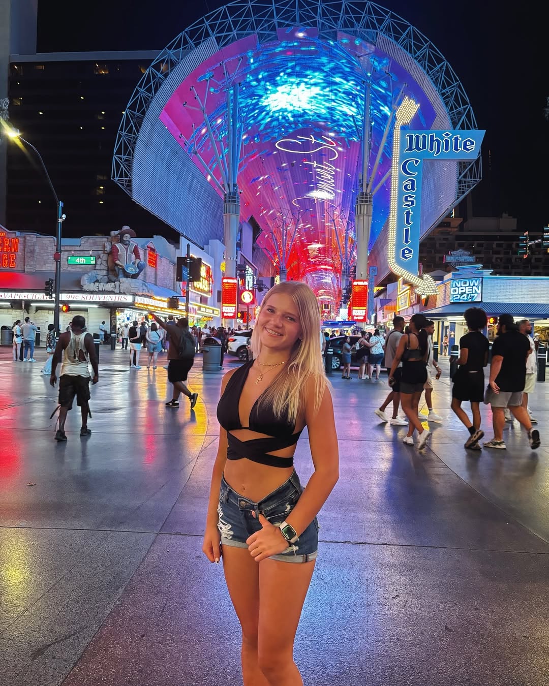 Chic Crop Top and Shorts for Vegas Nights