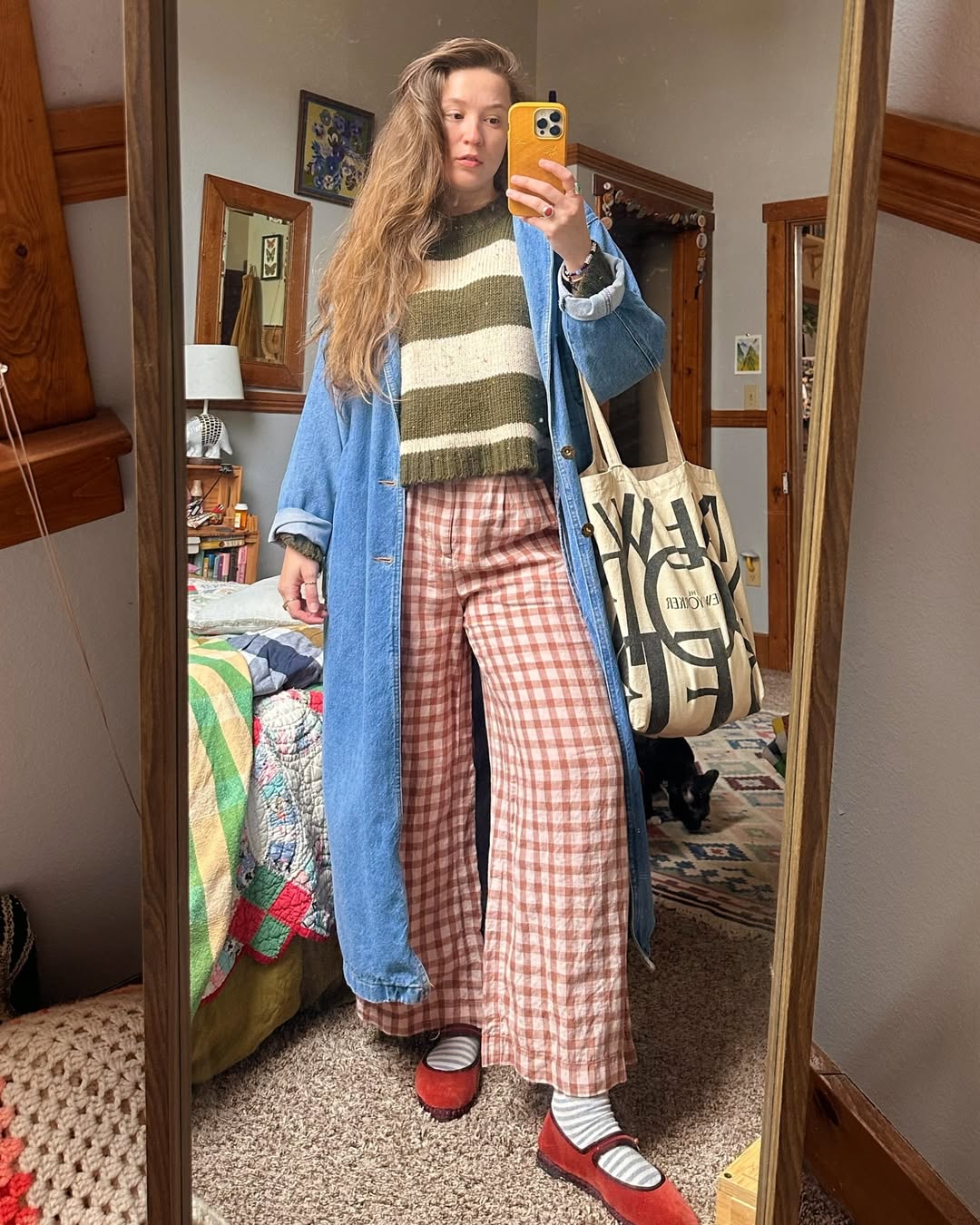 Casual 70s Vibes with Flare Pants